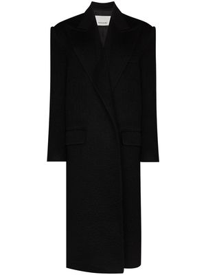 Frankie Shop John oversized single-breasted coat - Black