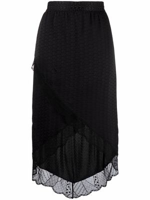 Zadig&Voltaire Jeudie jupe layered skirt - Black