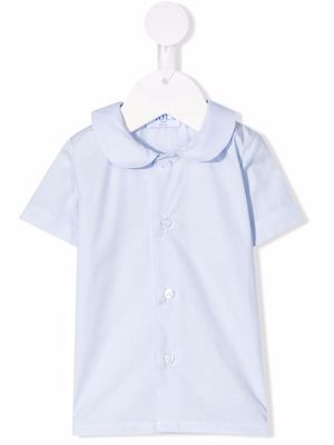 Siola short-sleeve fitted shirt - Blue