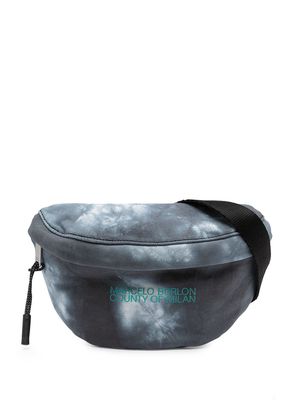 Marcelo Burlon County of Milan logo-print belt bag - Blue