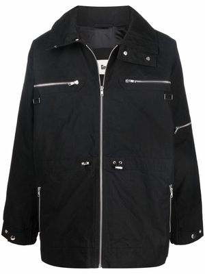 GmbH zipped organic cotton jacket - Black