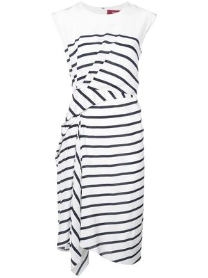Sies Marjan striped midi dress - White