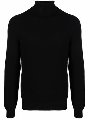 Fedeli roll-neck knit jumper - Black