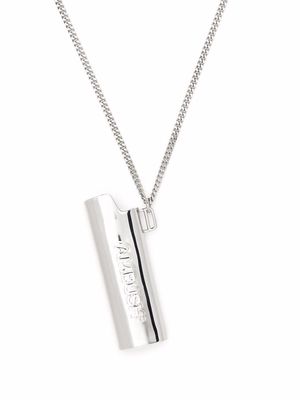 AMBUSH lighter case pendant necklace - Silver
