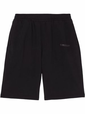 Burberry logo-print stretch-cotton shorts - Black