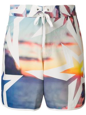 Perfect Moment Super Mojo print swim shorts - Multicolour