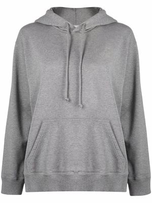 MM6 Maison Margiela drawstring pullover hoodie - Grey