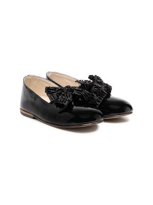 BabyWalker bow-detail ballerina shoes - Black
