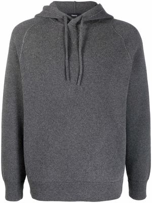 Theory Alcos knitted hoodie - Grey