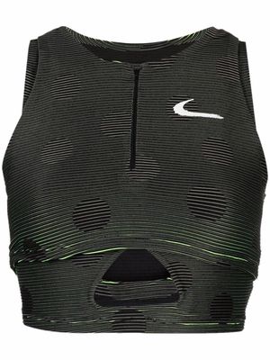 Nike X Off-White polka-dot print performance top - Black