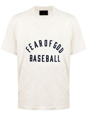 Fear Of God logo crew-neck T-shirt - Grey