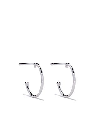 Wouters & Hendrix Gold 18kt gold small hoop earrings - Silver