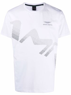 Hackett Aston Martin logo-print T-shirt - White