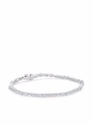De Beers Jewellers 18kt white gold Snow Dance diamond bracelet - Silver