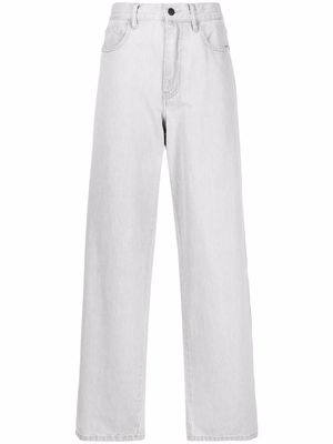 12 STOREEZ high-waisted wide leg jeans - Grey