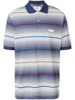 Palace striped polo shirt - Blue
