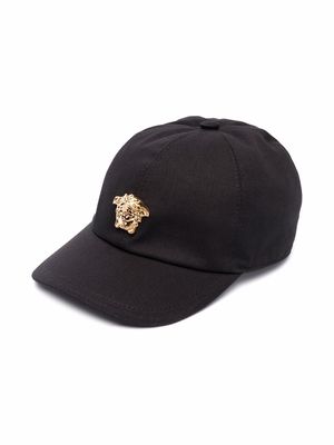 Versace Kids Medusa-Head baseball cap - Black