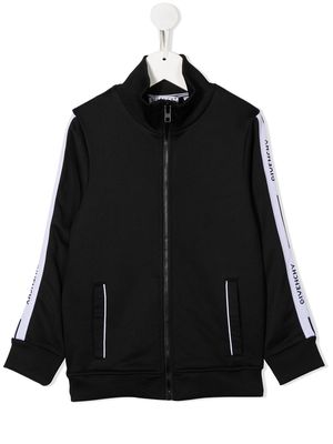 Givenchy Kids logo side panel jacket - Black