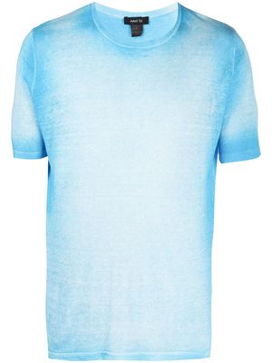 Avant Toi faded-effect T-shirt - Blue