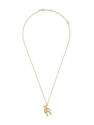 AMBUSH KK Teddy Bear charm necklace - Gold