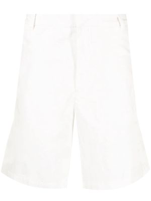 Emporio Armani straight-leg cotton shorts - White