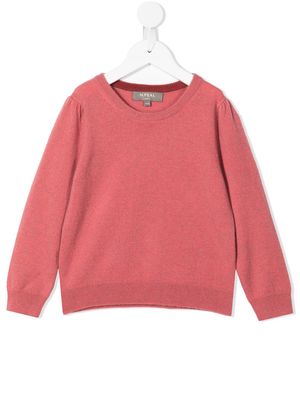 N.PEAL KIDS organic cashmere knitted jumper - Pink