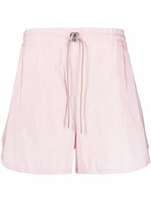 Alexander McQueen high-waisted toggle-fastening shorts - Pink