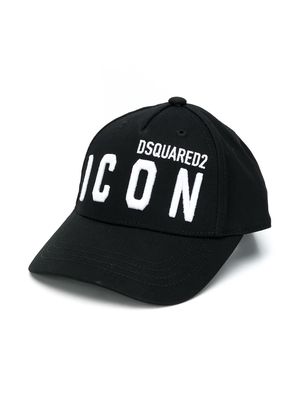 Dsquared2 Kids logo-embroidered baseball cap - Black