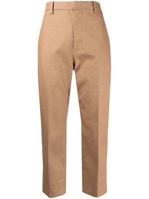 Sofie D'hoore cropped straight-leg trousers - Brown