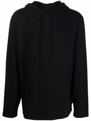 Majestic Filatures lightweight drawstring hoodie - Black