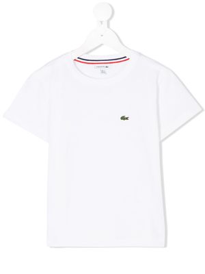 Lacoste Kids logo T-shirt - White