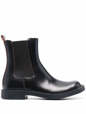CamperLab side-panels leather boots - Black