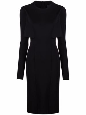 Givenchy cut-out detail long-sleeve dress - Black