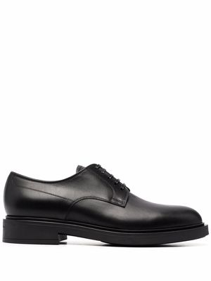 Gianvito Rossi round toe derby shoes - Black