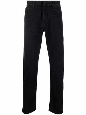 Off-White Industrial-belt slim-cut jeans - Black