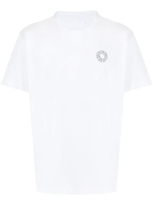 Off Duty Donut-motif cotton T-Shirt - White