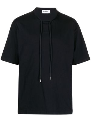 AMBUSH drawstring cotton T-shirt - Black
