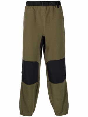 Holden two-tone drawstring track pants - Green