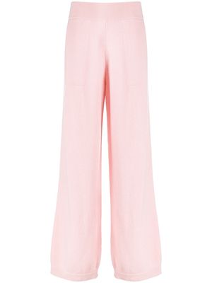Barrie wide-leg cashmere trousers - Pink