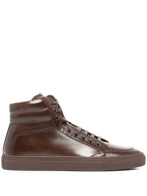 Koio Primo vegetable-tanned leather sneakers - Brown
