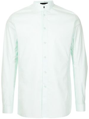 SHIATZY CHEN mandarin-collar long-sleeve shirt - Green