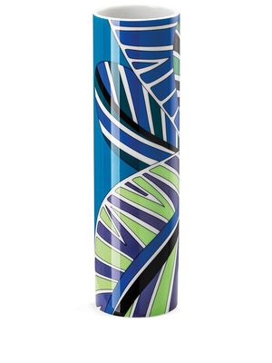 Rosenthal x Emilio Pucci Palm Leaves vase - Blue