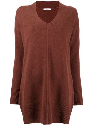 Co V-neck cashmere-knit top - Red