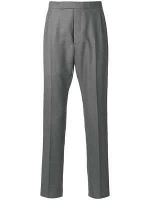 Thom Browne backstrap cropped tailored trousers - Grey