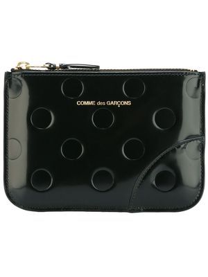 Comme Des Garçons Wallet 'Polka Dots Embossed' wallet - Black