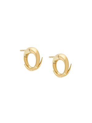Kasun London Croc hoop earrings - Metallic