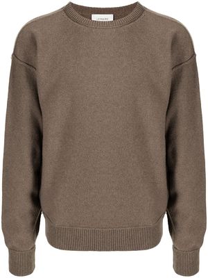 Lemaire crew-neck wool jumper - Brown