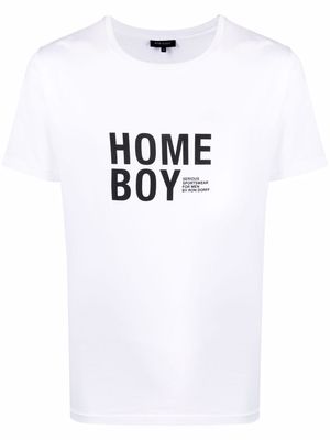Ron Dorff Home Boy print T-shirt - White