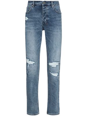 Ksubi Chitch Runway distressed slim-fit jeans - Blue