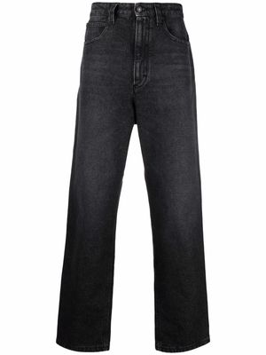 AMI Paris baggy-fit five-pocket jeans - Black